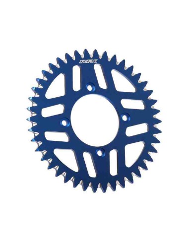 CORONA RFX TRIAL ALUMINIO 4 AGUJEROS AZUL