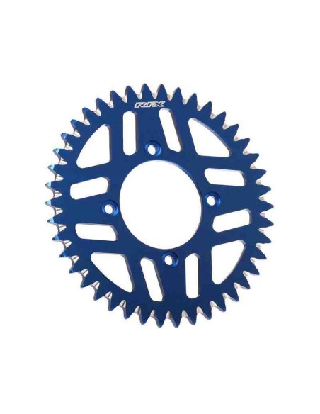 CORONA RFX TRIAL ALUMINIO 4 AGUJEROS AZUL