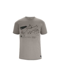 CAMISETA MONTESA EXPLODED BEIGE
