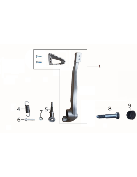 MUELLE PEDAL FRENO RIEJU AVENTURA 500