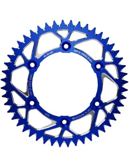 CORONA DE ALUMINIO RFX YAMAHA YZ 125/250 82-98 AZUL