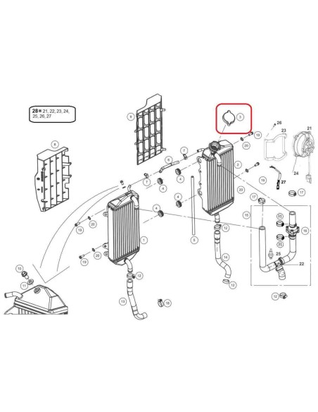 TAPON DE RADIADOR RIEJU MR 250/300