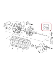 KIT REPARACION PINZA EMBRAGUE GAS GAS EC 125 160.00.030C