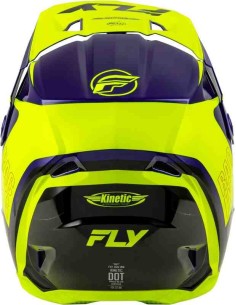 CASCO FLY RACING KINETIC RALLY HI VIS AZUL NEGRO 2025 2