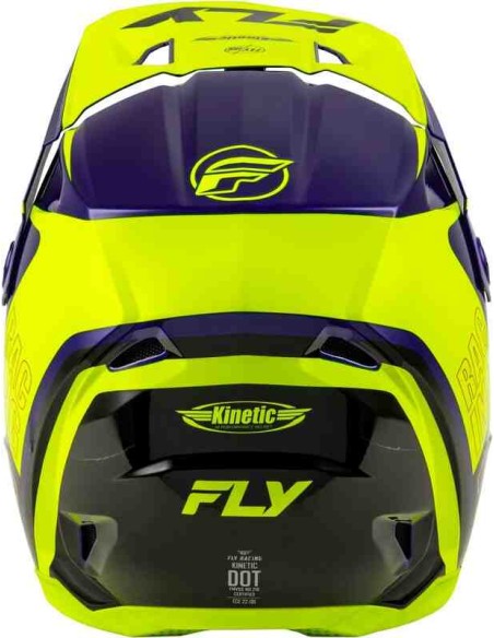 CASCO FLY RACING KINETIC RALLY HI VIS AZUL NEGRO 2025 CASCO FLY RACING KINETIC RALLY HI VIS AZUL NEGRO 2025