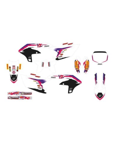 KIT ADHESIVOS BLACKBIRD REPLICA FACTORY TEAM 50TH ANNIVERSAY YAMAHA YZ 250F 2024 YZ 450F 23-24