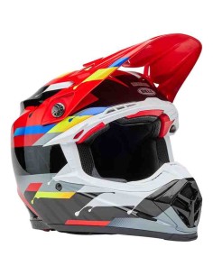 CASCO BELL MOTO-9S FLEX RENEN NOVA GLOSS NEGRO ROJO 2