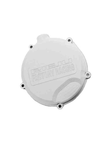 TAPA EMBRAGUE CON TAPON ACEITE FACTORY RACING RIEJU MR 250/300 GAS GAS EC 18-19 GRIS