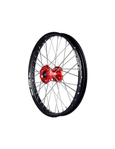 RUEDA COMPLETA DELANTERA RIEJU MR 250/300 GAS GAS EC 18-19 NEGRA ROJA