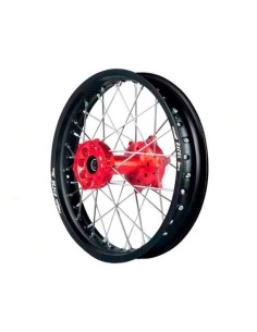 RUEDA COMPLETA TRASERA RIEJU MR 250/300 GAS GAS EC 18-19 NEGRA ROJA