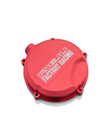 TAPA EMBRAGUE CON TAPON ACEITE FACTORY RACING RIEJU MR 250/300 GAS GAS EC 18-19 ROJA