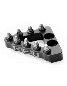 PUNTERA PEDAL DE FRENO ANCHA ALUMINIO NEGRA RIEJU MR 300 GAS GAS EC 18-20