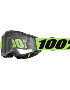 GAFA 100% ACCURI 2 NEGRA AMARILLO FLUOR - LENTE TRANSPARENTE