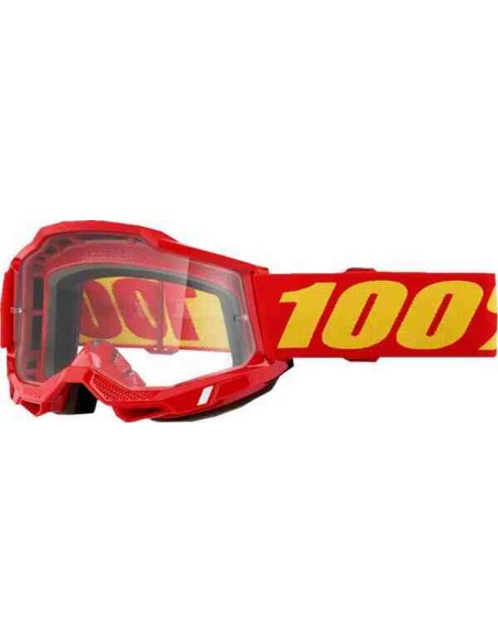 GAFA 100% ACCURI 2 ROJA - LENTE TRANSPARENTE