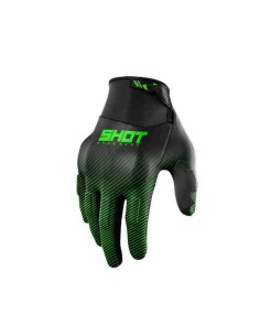 GUANTES SHOT DRIFT RIM NEGRO VERDE