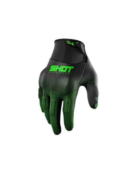 GUANTES SHOT DRIFT RIM NEGRO VERDE