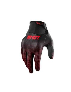GUANTES SHOT DRIFT RIM NEGRO ROJO