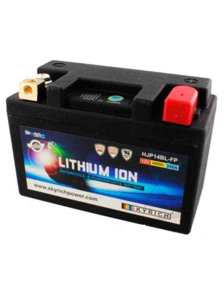 BATERIA DE LITIO SKYRICH HJP14BL-FP CON INDICADOR DE CARGA