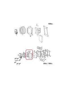 TUBERA CAJA LAMINAS GAS GAS EC 250 2006
