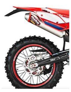 PROTECTOR SILENCIOSO 4MX MOTO 2 TIEMPOS ROJO