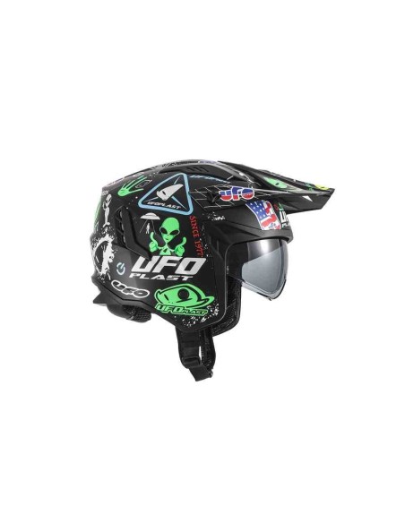 CASCO UFO TRIAL JET SHERATAN NEGRO MULTI