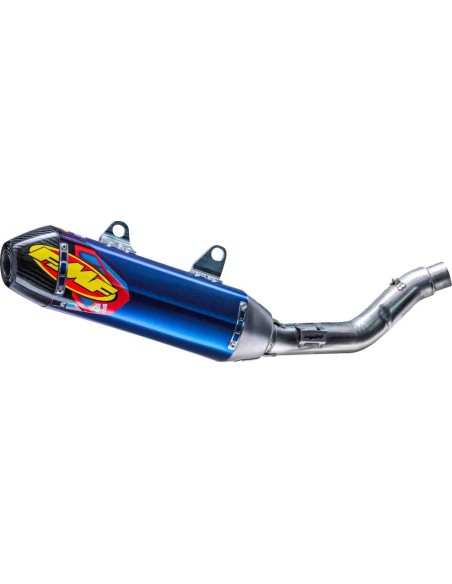 SILENCIOSO AKRAPOVIC SLIP-ON FACTORY 4.1 RCT KAWASAKI KX 450 24-25 KX 450X 24-25 TITANIO
