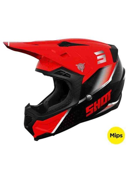 CASCO SHOT CORE HONOR ROJO PEARLY 2024