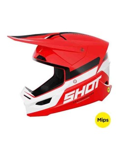 CASCO SHOT RACE IRON ROJO GLOSSY 2024