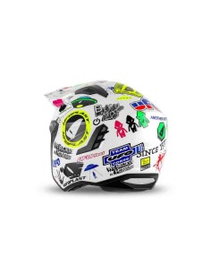 CASCO UFO TRIAL JET SHERATAN BLANCO MULTI 2