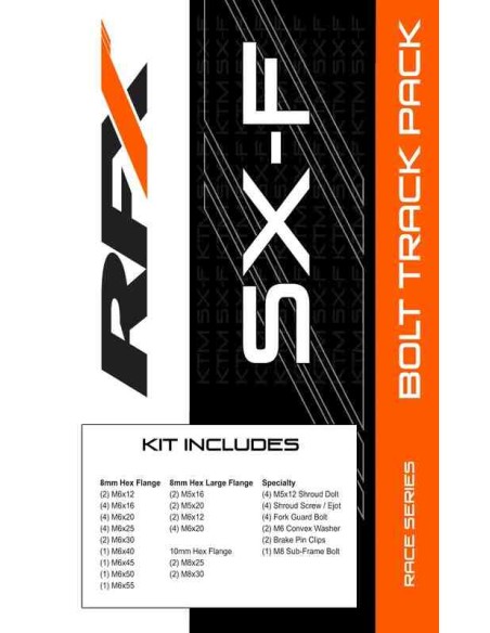 KIT TORNILLERIA RFX KTM SX/SXF 07-24 HUSQVARNA FC/FE/TC/TE 14-24