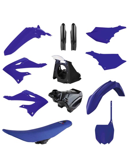 KIT PLASTICOS POLISPORT YAMAHA YZ 125/250 02-21 AZULES RESTYLING 2022