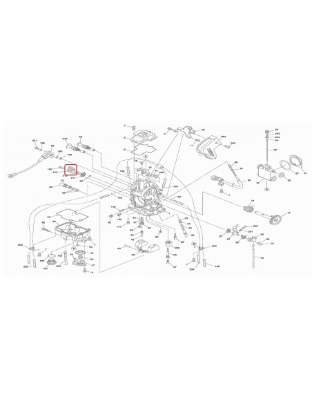 TAPA CARBURADOR KEIHIN FCR