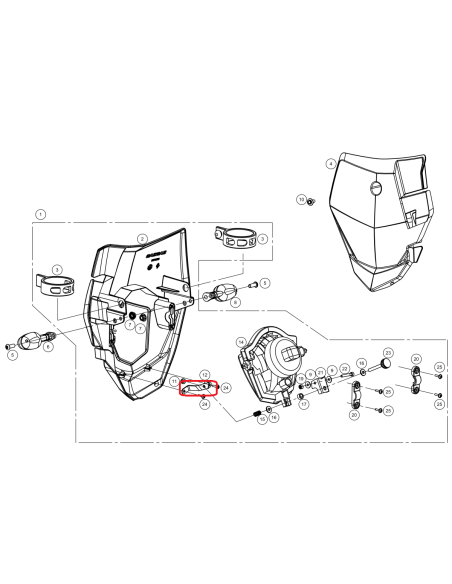 CHAPA REGULADOR FARO RIEJU MR GAS GAS EC