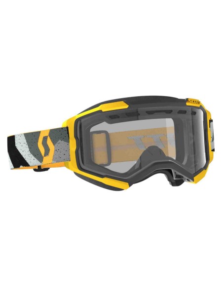 GAFA SCOTT FURY ENDURO CAMO GREY AMARILLO DOBLE LENTE
