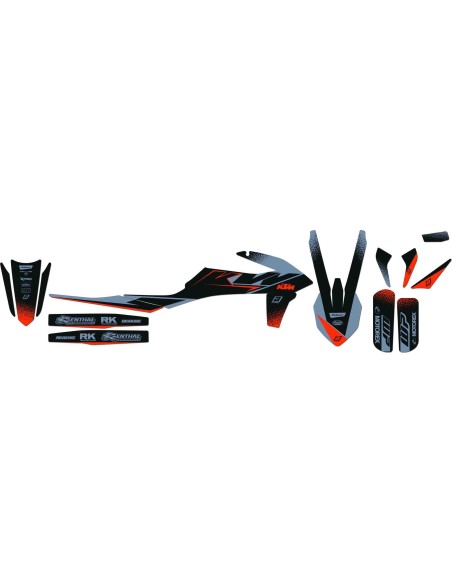 KIT ADHESIVOS BLACKBIRD DREAM GRAPHIC 4 KTM SX/SXF 19-22 EXC/EXCF 18-23