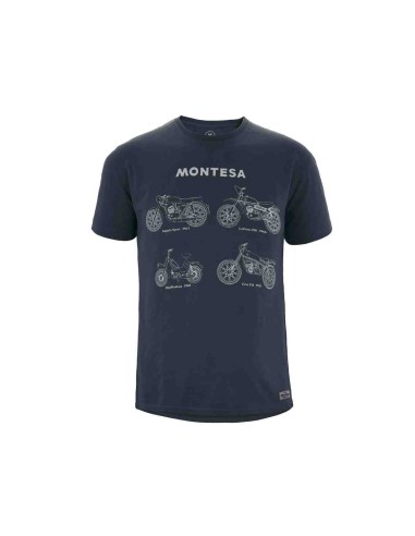 CAMISETA MONTESA ALL RANGE AZUL