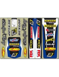 KIT ADHESIVOS BLACKBIRD UNIVERSALES AZULES