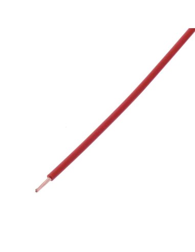 CABLE ELECTRICO FLY SECCION 0.75 ROJO - 1 METRO