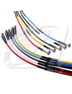 LATIGUILLO DE FRENO DELANTERO VENHILL HONDA CRF 250X 07-17 CRF 450X 09-17 PLATA