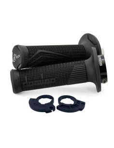 PUÑOS DOMINO D-LOCK 2 TIEMPOS MONOCABLE NEGROS