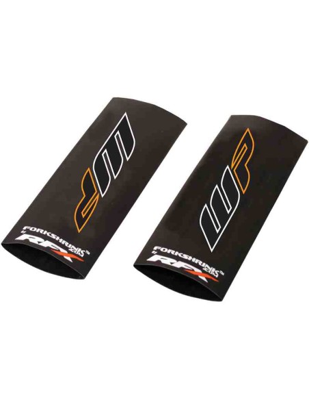 ADHESIVO PROTECTOR BARRAS DE HORQUILLA RFX WHITE POWER BLANCO NARANJA