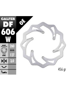 DISCO DE FRENO DELANTERO GALFER KTM EXC/SX 98-24 HUSQVARNA 14- GAS GAS EC 21- FLOREADO