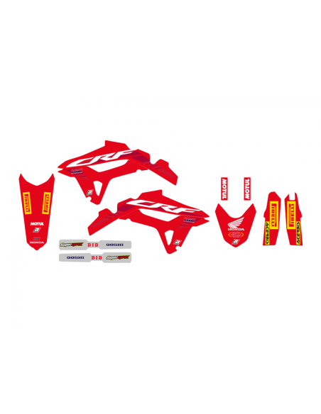 KIT ADHESIVOS BLACKBIRD REPLICA TEAM HRC 50TH HONDA CRF 250R/250RX 22-24 CRF 450R/450RX 21-24