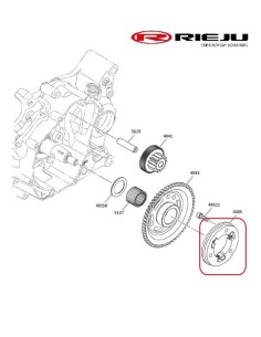 RUEDA LIBRE COMPLETA PUESTA EN MARCHA RIEJU MARATHON 125 22-23 MR 125 2024