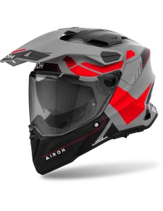 CASCO AIROH COMMANDER 2 REVEAL AZUL ROJO GLOSS