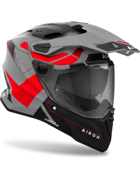 CASCO AIROH COMMANDER 2 REVEAL AZUL ROJO GLOSS