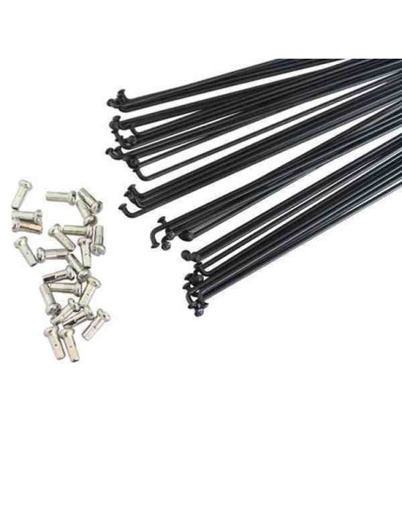 RADIO Y CABECILLA RUEDA TRASERA GAS GAS 01-14 LADO FRENO NEGRO - 18 PULGADAS