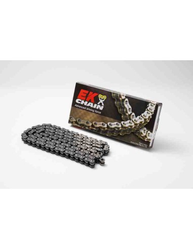 CADENA EK 520SRX2 QX-RING REFORZADA RETENES ACERO 118 PASOS - ESLABON REMACHE ESPECIAL