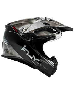 CASCO FLY RACING TREKKER KRYPTEK CONCEAL NEGRO GRIS BLANCO 2