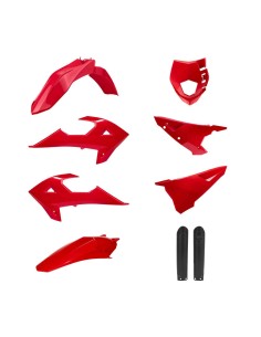 KIT PLASTICOS POLISPORT GAS GAS EC 250/300 18-20 RIEJU MR 250/300 21- FULL ROJOS